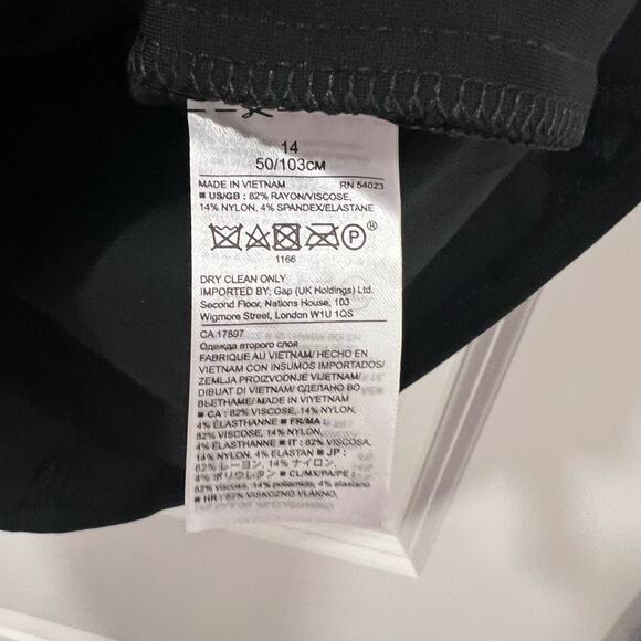 Banana Republic Women's Mini Skirt Blue and White 100% Cotton‎ Size 6 - Picture 5 of 11